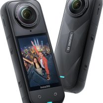 Insta360 X5 - Waterproof 8K 360° Action Camera, Leading Low Light, Invisible Selfie Stick Effect, Rugged and Replaceable Lens, 3-Hour Battery, Built-in Wind Guard, Stabilization, Triple AI Chip Design